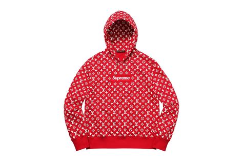 felpa louis vuitton per supreme marrone|Supreme x Louis Vuitton: See Every Piece from the .